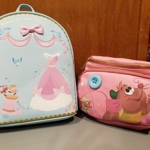 Disney Cinderella Backpack and Fanny pack